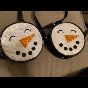 Be Merry Snowman purses